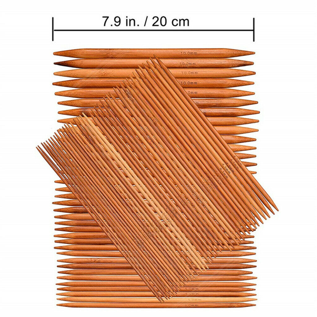 Double Point Bamboo Knitting Needles Stitches 5 Needles/Size 7.9inch Length