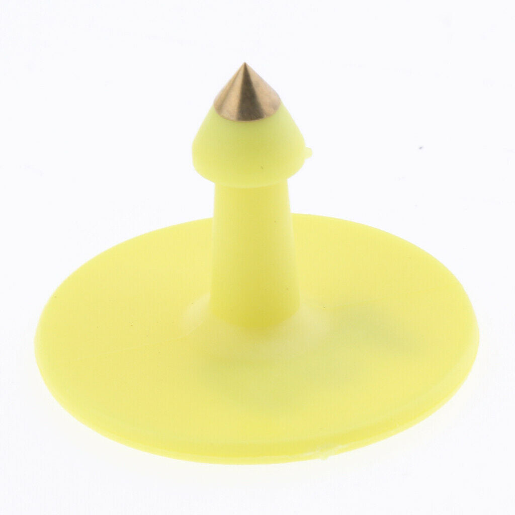 100PCS Small Numbered Livestock Ear Tag for Pig Cow Cattle Goat Sheep Yellow