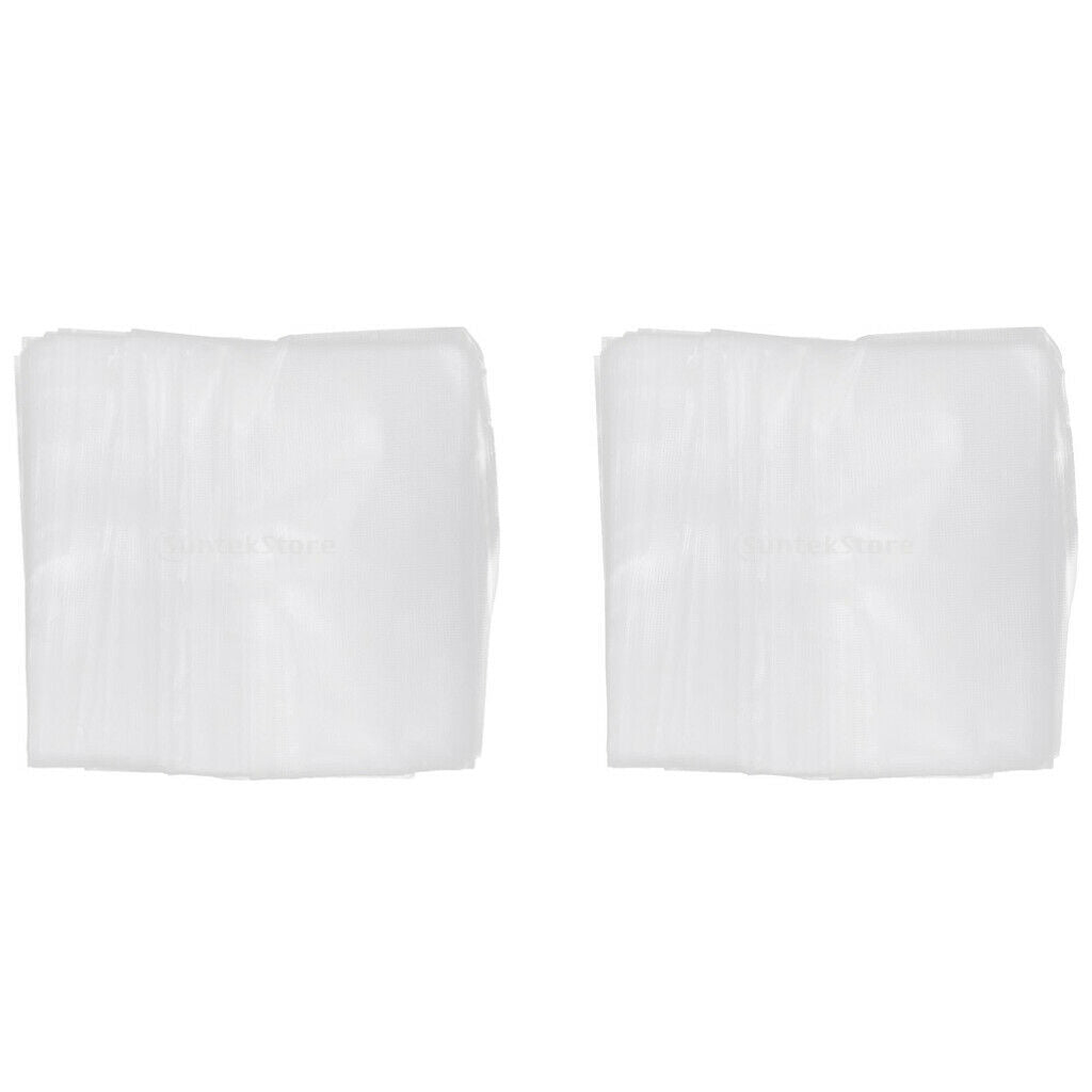 200pcs Water Soluble Bag Fishing Bait Bags PVA Fast Dissolving Bags 6x12cm