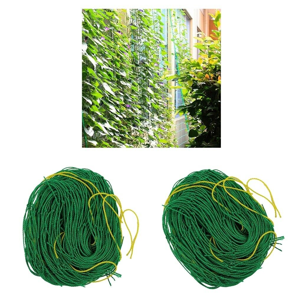 Set of 2 Durable Plant Trellis Netting Vine Trellis Net for Climbing Plants