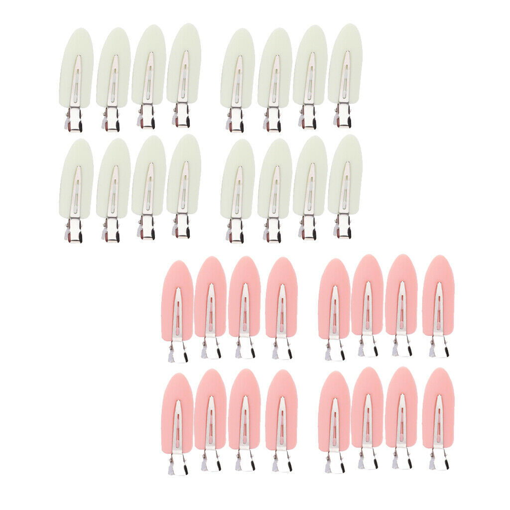 16 Pieces Durable No Bend Hair Clips No Mark Barrette Styling Tool Clamps
