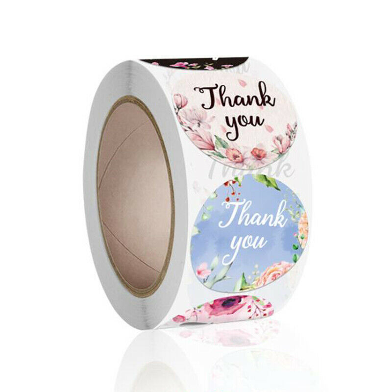 500pcs Merry Christmas Stickers Envelope Gift Thank You Cards Package Sea.l8