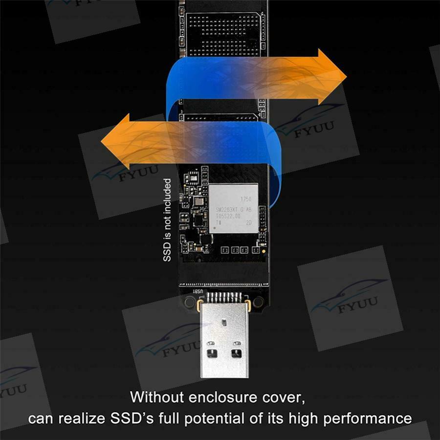 M.2 NVMe to USB 3.1 SSD Adapter PCI-E to USB-A 3.0 Internal Card 10Gbps USB3.1