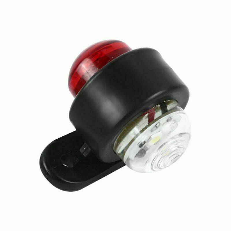 10x 2LED Side Marker Lights Outline Lamp Truck Trailer-Red White Light 12V-24V