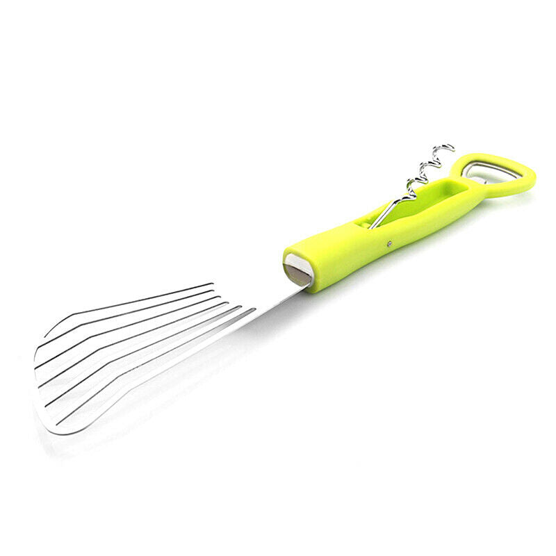 Steak Slotted Shovel Fish Spatula Multi-Purpose Stainless Steel Cooking TooS Lt
