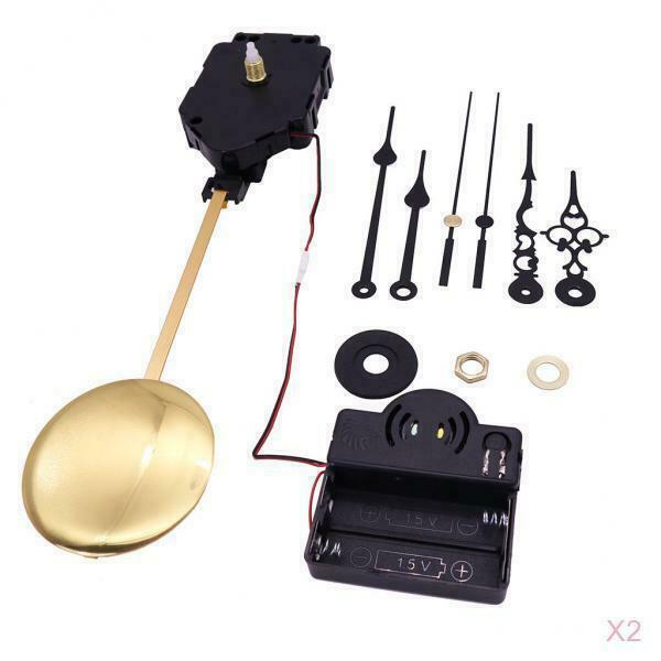 2 Set Wall Pendulum Clock Chime Mechanism Movement DIY Kit Replacement