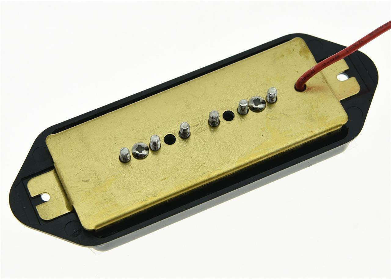 Black P90 High Power Sound Dogear Type NECK Pickup Soapbar Guitar Pickups