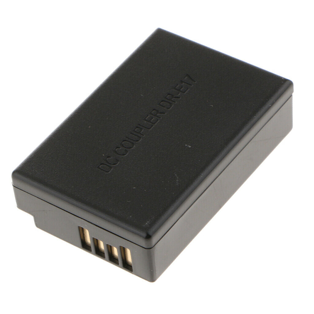 DR-E17 DC Coupler Dummy Battery Pack Fit CA-PS700 Adapter for Canon M3 M5