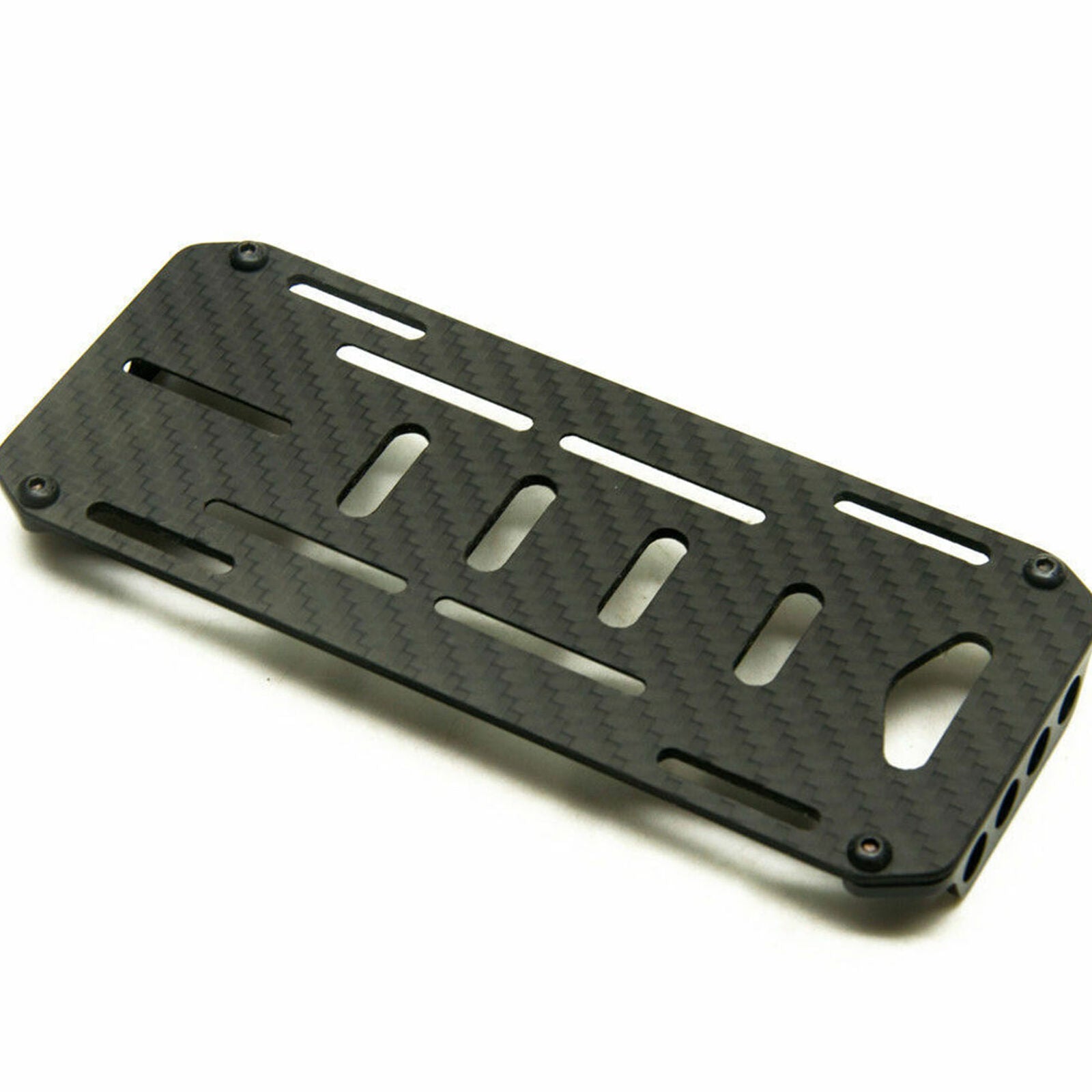 Carbon Fiber Battery Mounting Plate Tray for 1/10 Crawler RC Car Axial SCX10