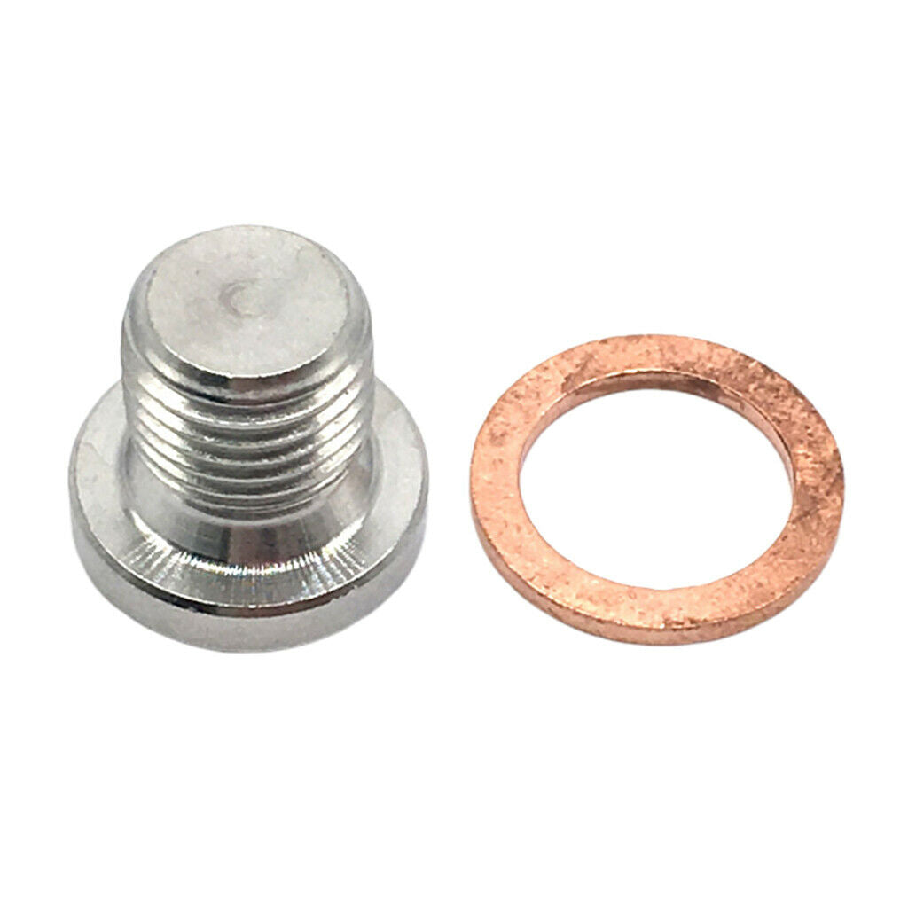 2Set M12 X 1.25mm Oxygen O2 Lambda Sensor Blanking Plug  Stainless Steel