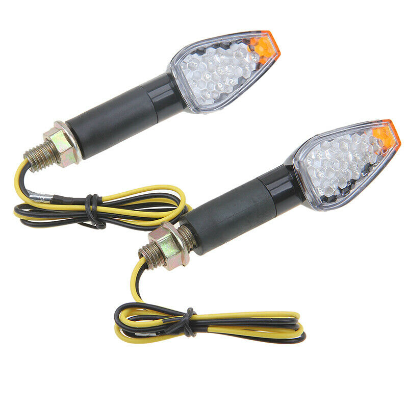 Motorcycle LED Turn Signal Light Amber Blinker For Suzuki GSX GSXR Hayabusa DRZ