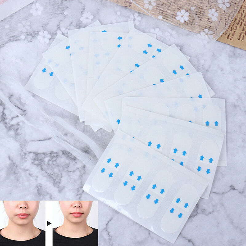 40PCS V-Shape Face Maker Facial Label Lift Up Fast Maker Chin Invisible S.l8