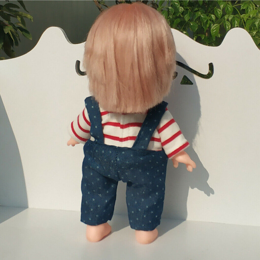 2 Set Cute Denim Suspender Skirt, Pants Suit Casual Clothes for 25cm Mellchan
