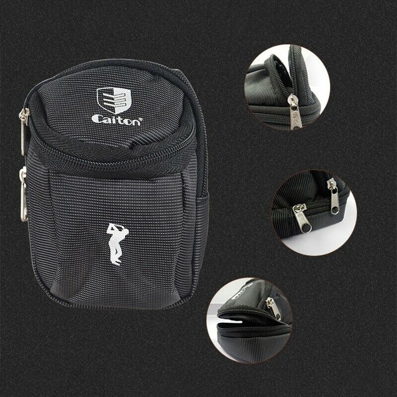 Caiton Golf Tees Bag  Nylon Mini Golf Ball Holder Pouch Bag Golf Tees Pouch U5M7