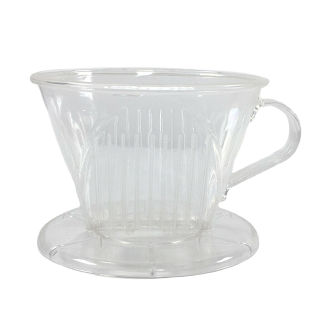 Coffee Filter Clever Coffee Dripper Cone Reusable Brewer Portable  Clear