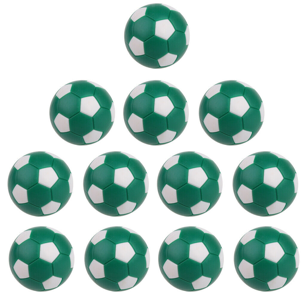 Foosball Machine Plastic Accessories Table Football Balls 36mm, Green