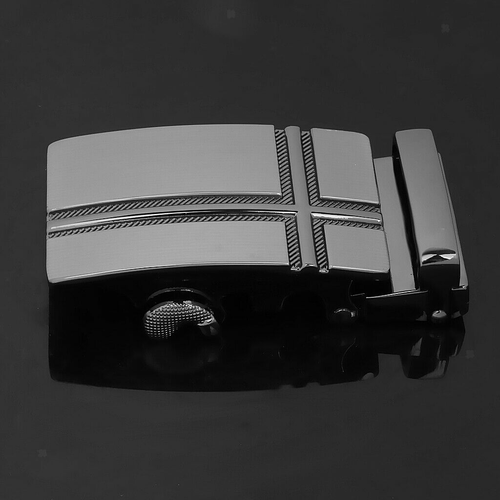 Automatic 2-piece Ratchet Buckle For Men's Leather