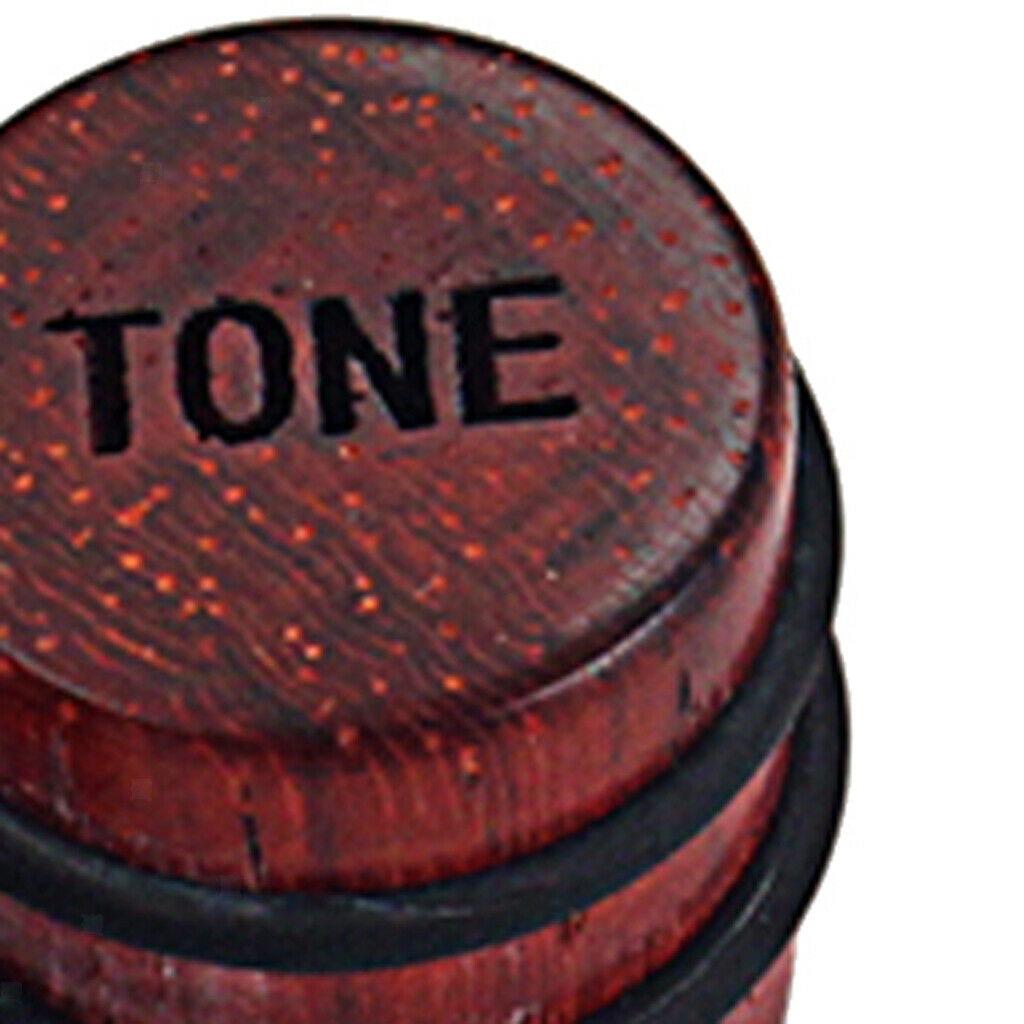 Set 2x Wooden Speed Control Knob for Electric Guitar Bass Accessories