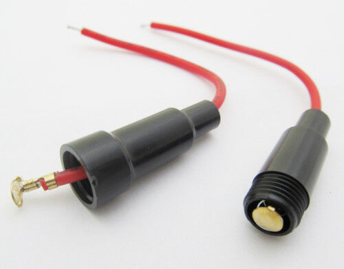 1pc 6x30mm AGC Fuse Holder In-line screw type with wire