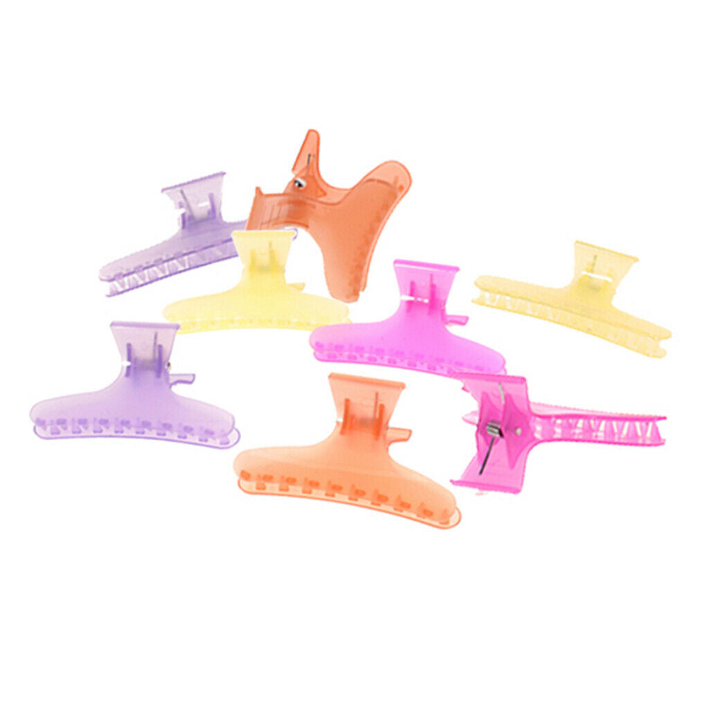 2Pcs Women Girls Hair Claws Clamps Clips Hair Grips Barrettes Accessory