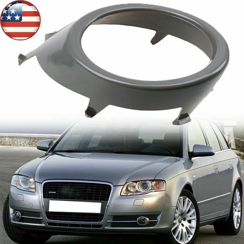 Left Side Front Bumper Fog Light Lamp Cover For Audi A4/S4/Avant/quattro 05-08