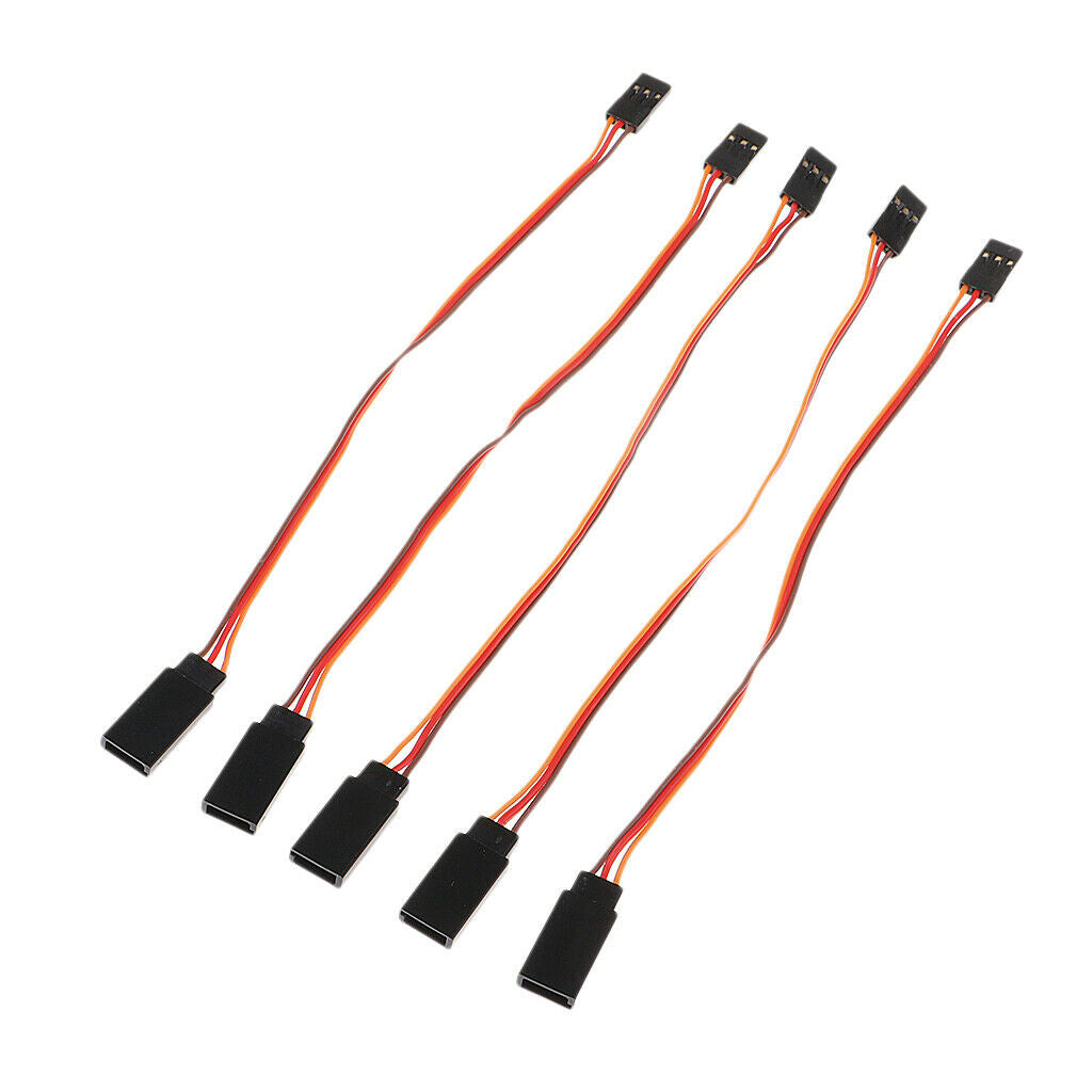 15x 3 Pins Male to Female Servo Extension Lead Wire Cable for Futaba JR