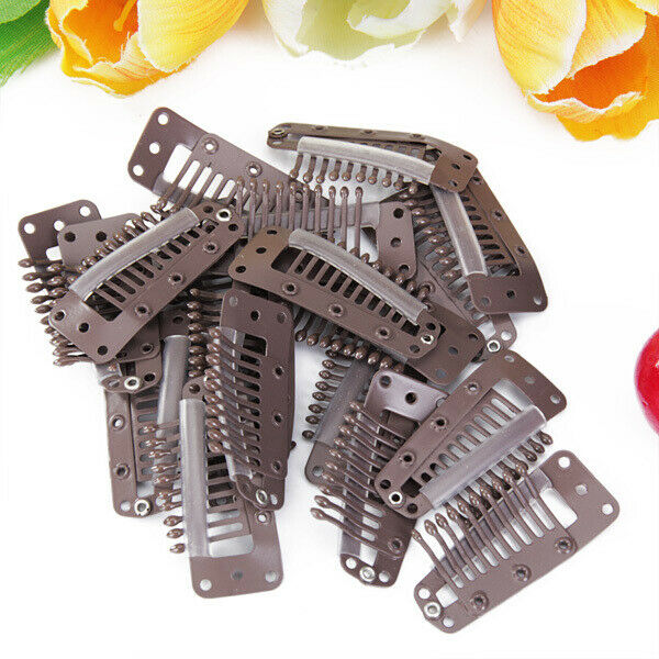 40Pcs Wig Snap Clips Cip-in Toupee Hair Wig