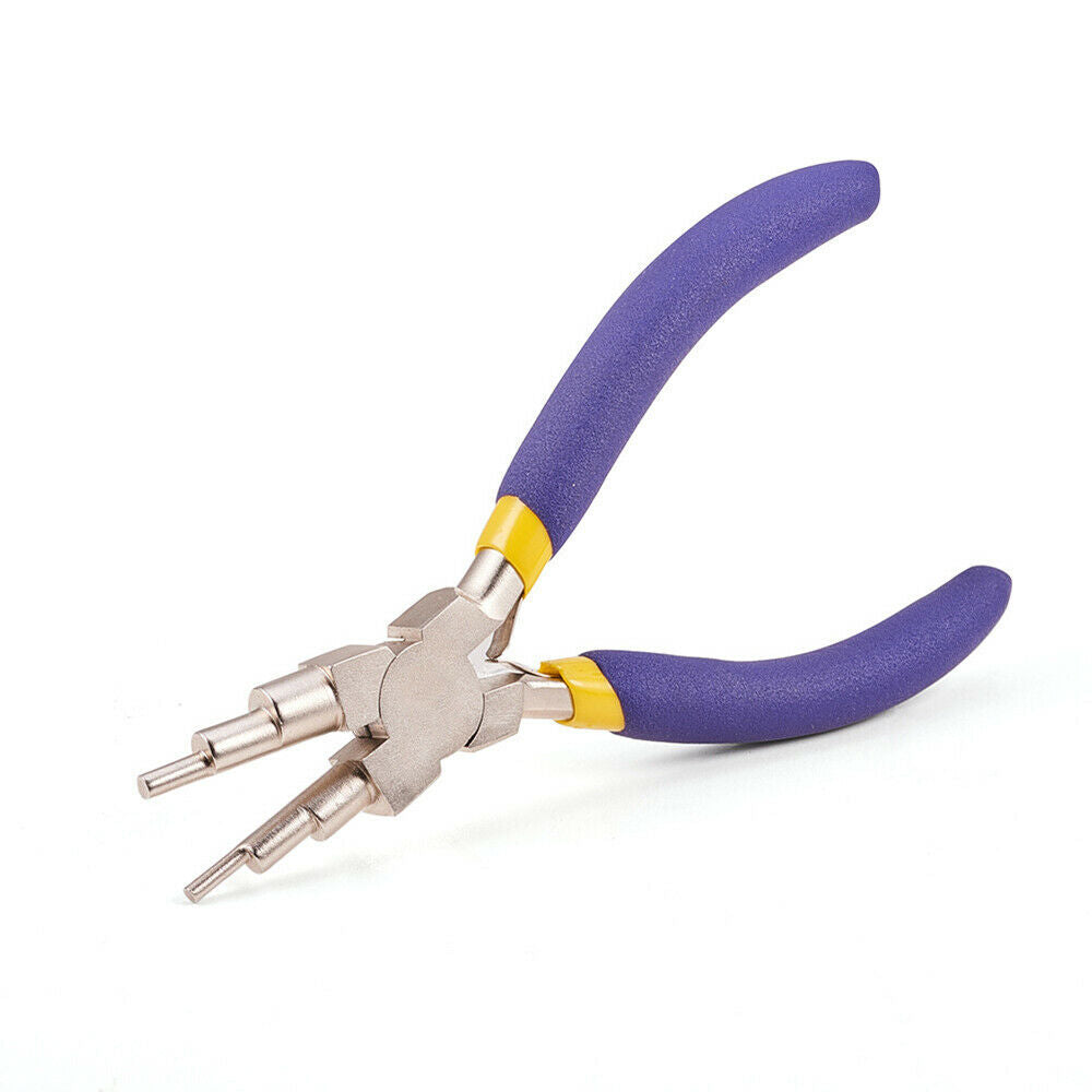 6-in-1 Carbon Steel Jewelry Pliers Bail Making Pliers Ring DIY Handmade Tool