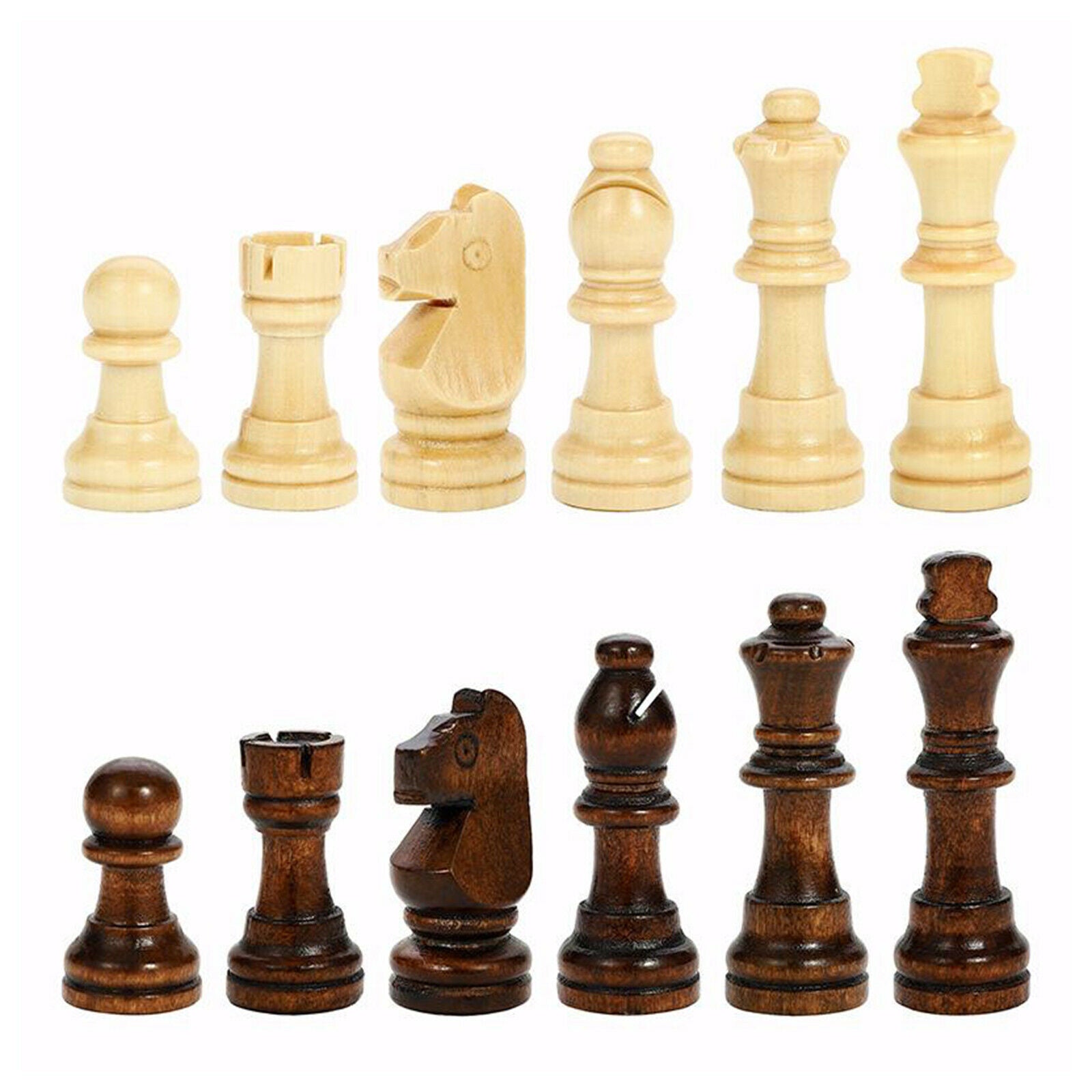 Foldable Magnetic Chess Board Board Game 15x15 Inch Travel Set Chess Pieces