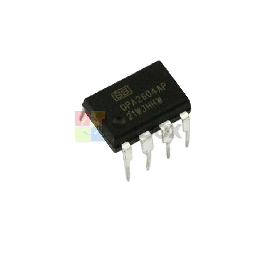 10Pcs OPA2604APG4 OP AMP IC BURR-BROWN/BB/TI DIP-8 OPA2604AP OPA2604APG4 IC