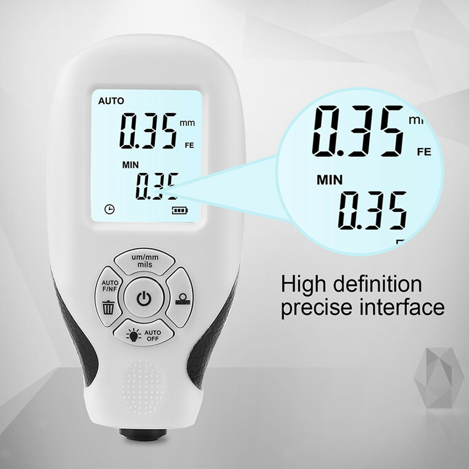Coating Thickness Gauge for Car Digital Paint Meter Manual Measuring Durable
