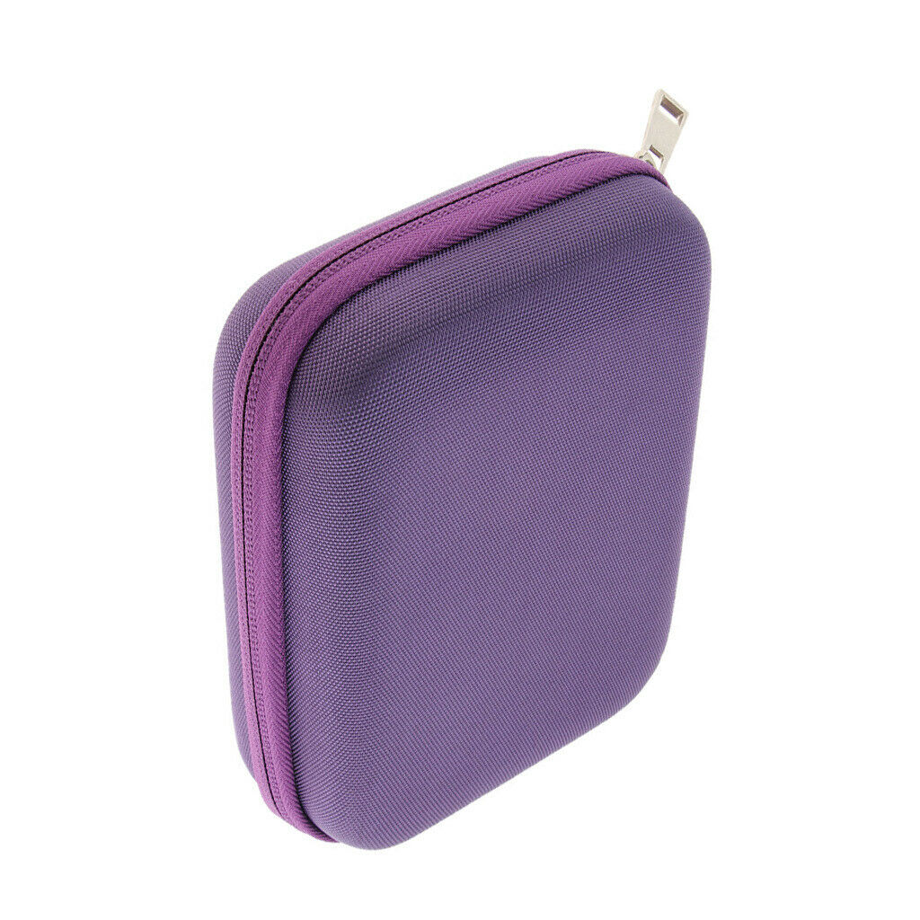 Essential Oil Bag Carrying Storage Case Contain 10 Pieces 10ml Vial Purple