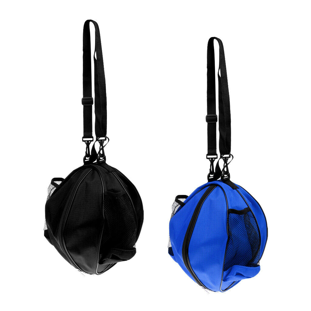 2pcs Waterproof Oxford Cloth Basketball/Football Carrying Bag Case + Strap