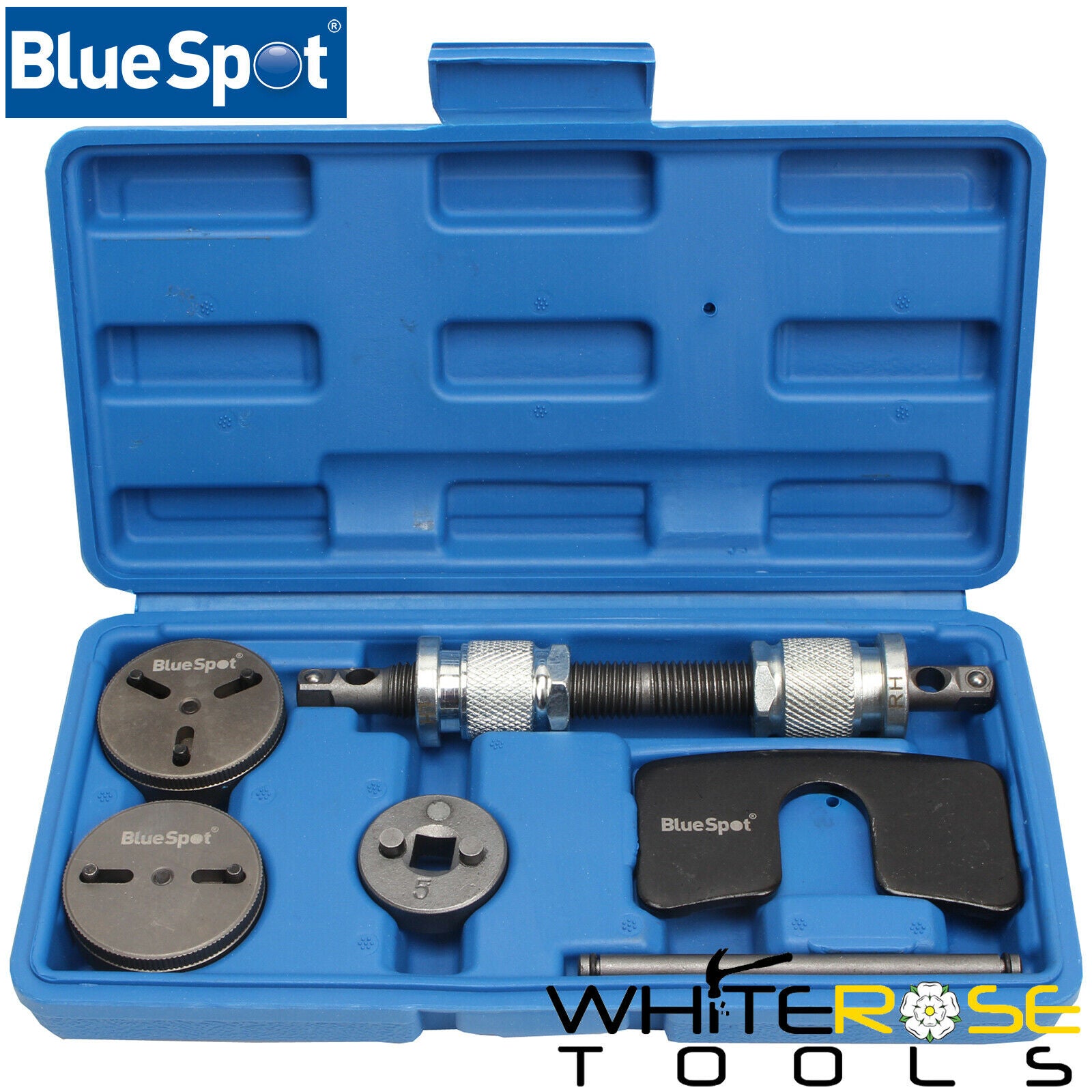 BlueSpot Universal Adjustable Pin Brake Caliper Kit Piston Wind Back Rewind Tool