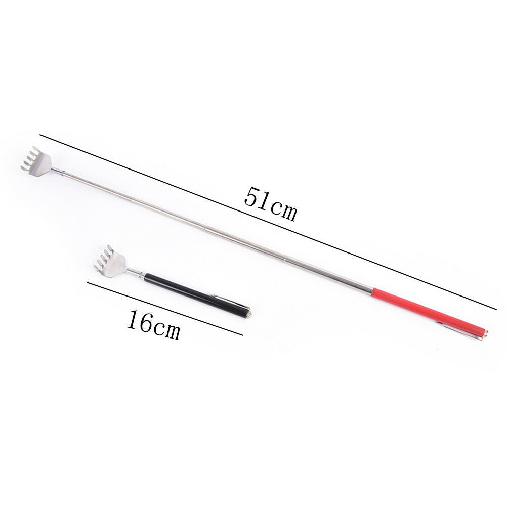 New Metal Stainless Steel Back Scratcher Telescopic Extendable Claw Extend.l8