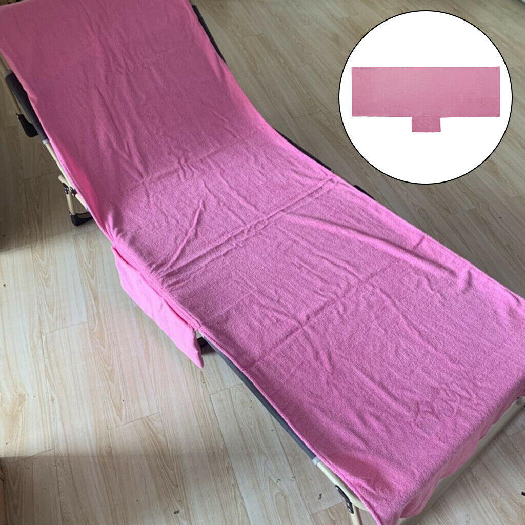 2Pcs Beach Chair Towel Cover for Pool Sunbathing Beach Hotel 85 x 29 inch