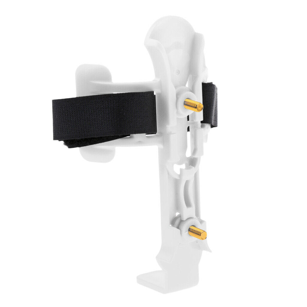 Cycling Adjustable Plastic Water Bottle Holder Cages with 2 Screws White