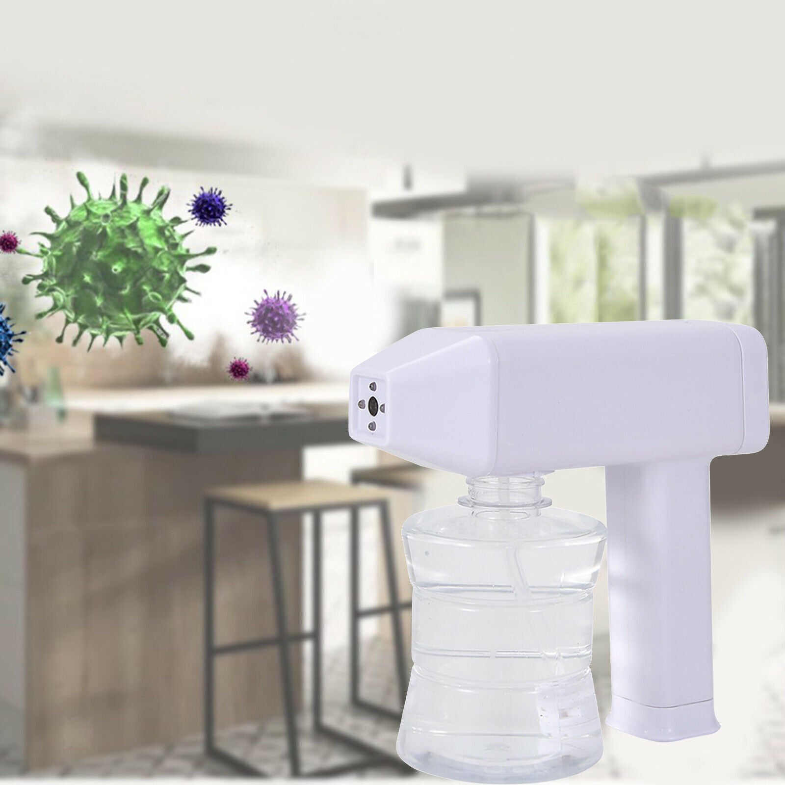 Cordless Spray Gun 10W Nano Sprayer Disinfectant Fogger for Sanitizing