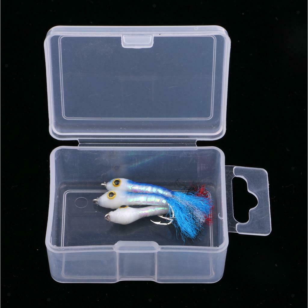 3pcs Sinking Fly Fishing Files Simulation Wet Flies Minnow with Size 8# Hook