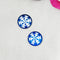 5Pcs Christmas Snowflake Needle Minder Glass Magnet for Cross Stitch Embroidery