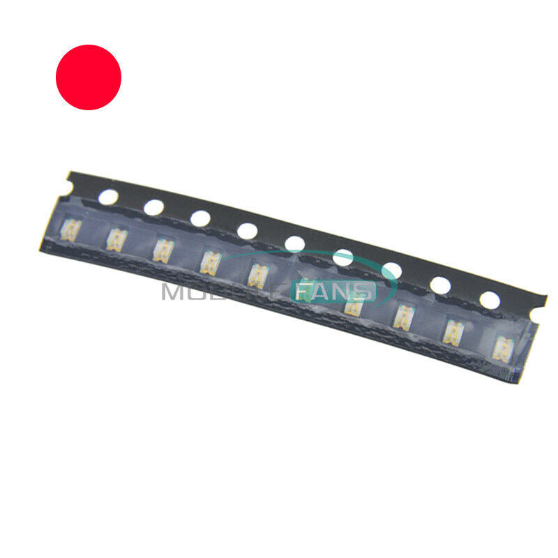 100PCS Super Bright RED Color 0805 SMD SMT LED 1.8-2.2V.