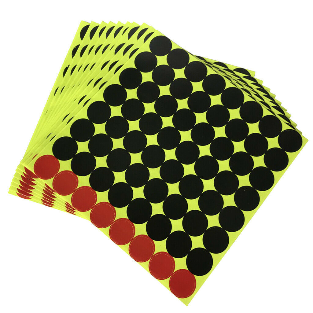 640 Pieces Round White Paper Adhesives Paper Splash Adhesives For Shooting