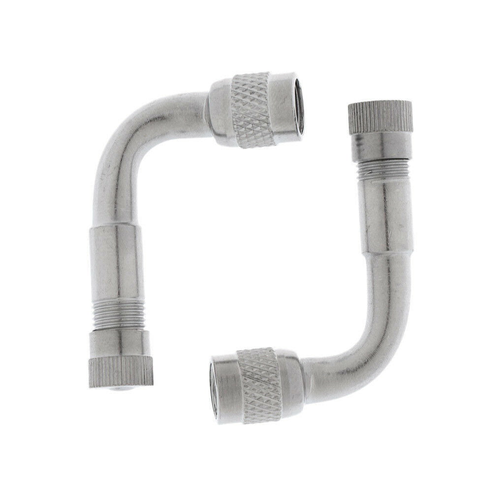 6pcs 45+90+135 Degree Valve Adaptor Tyre Extension Adapter Motorcycle Bike