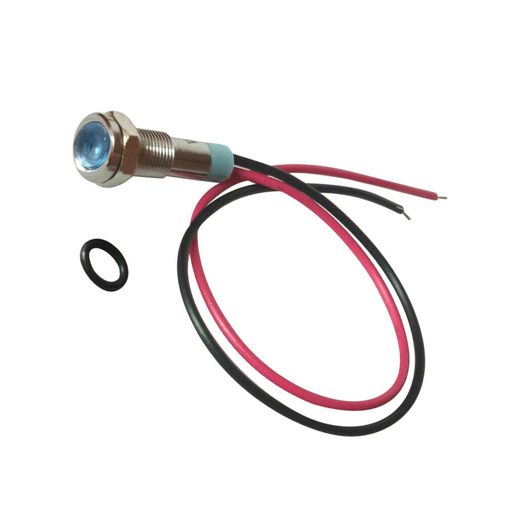 3Pcs 6mm 12V LED Indicator Light Lamp Car Vehicle Motorcycle Boat Truck with