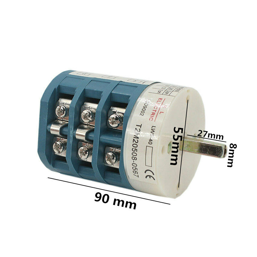 Tire Changer Machine Motor Forward Reverse Switch Reset switch LW5-40A 220-380v