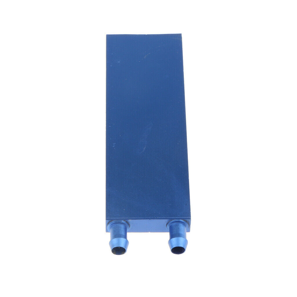 Water Cooling Block Aluminum for Liquid Water Cooler Heat Sink 40x120mm Blue