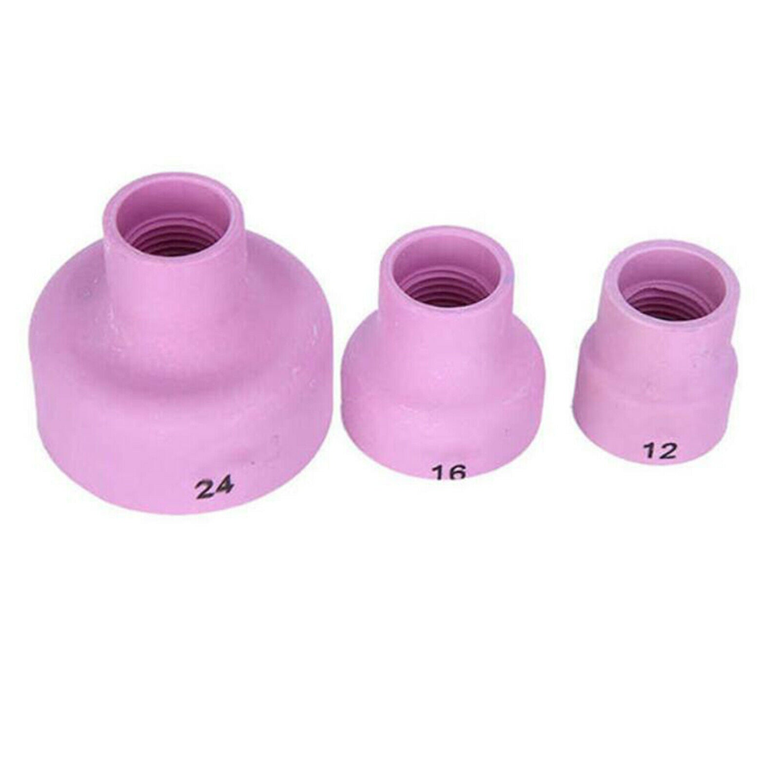 6Pcs Alumina Ceramic Nozzle Cups Collet Gas Lens Portable for WP 17/18/26