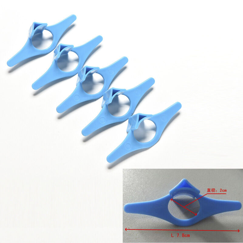 Blue 5 Pcs Thumb Thing Book Page Holder Various Function Bookmar.l8
