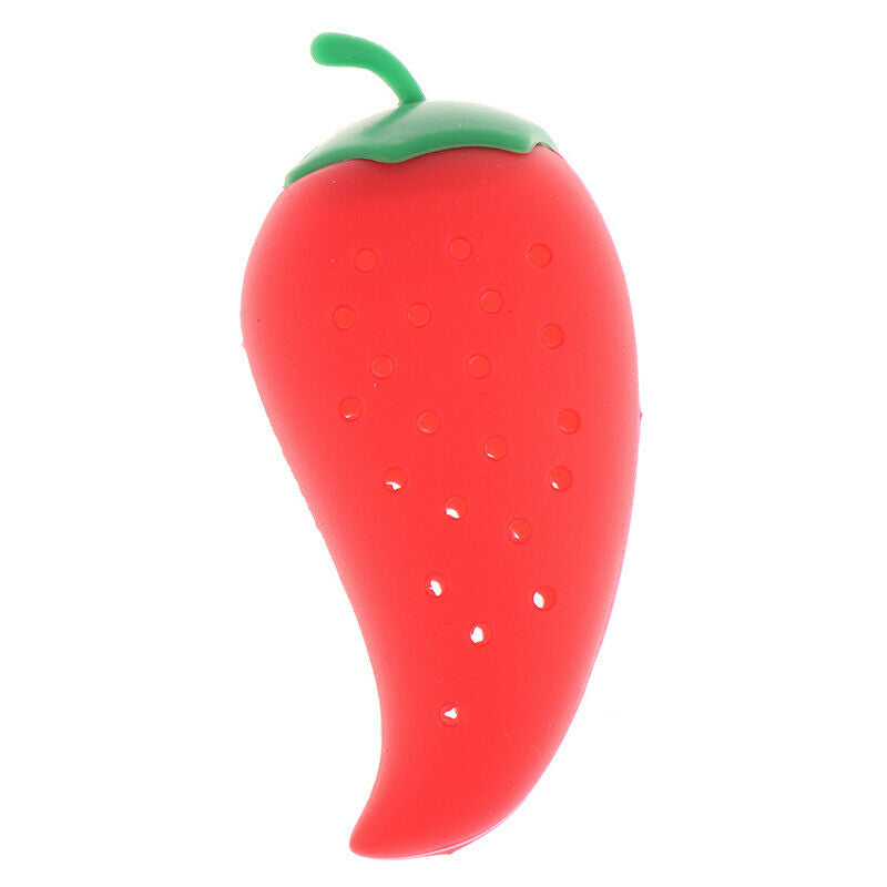 Creative Chili Spice Spice Filter Stew Soup Silicone Tea Infuser Filter ToolFCA