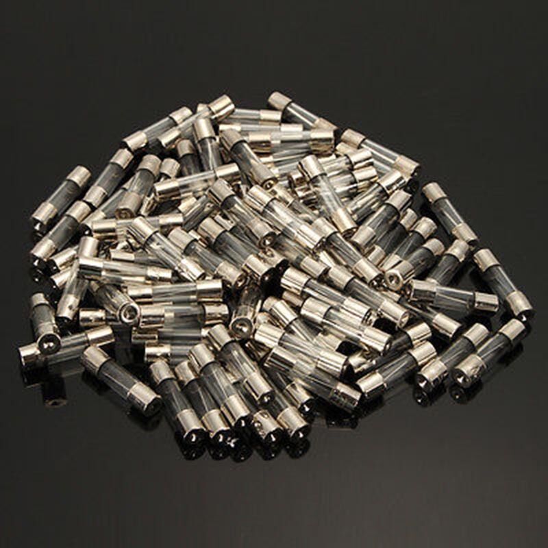 Quick Blow Glass Tube Fuse Assorted Kits Fast-blow Glass Fuses 100x Sets 5x20mm
